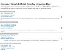 Tablet Screenshot of cpg-retail-litigation.kotchen.com
